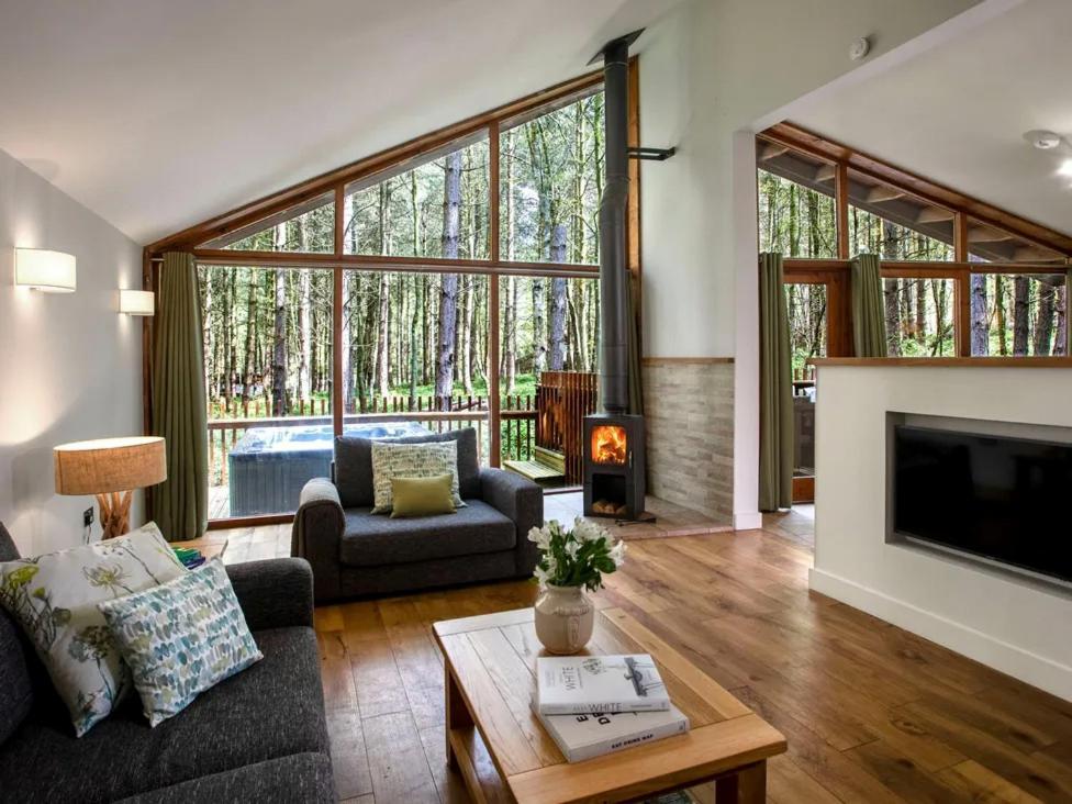 Blackwood Forest Cabins - Forest Holidays Popham Kültér fotó