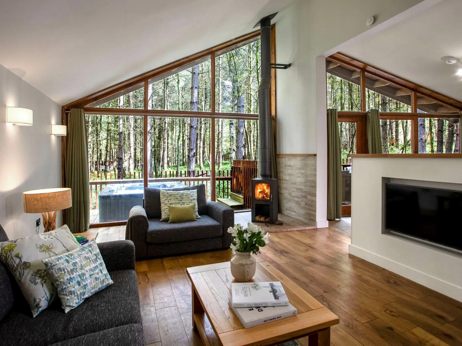 Blackwood Forest Cabins - Forest Holidays Popham Kültér fotó